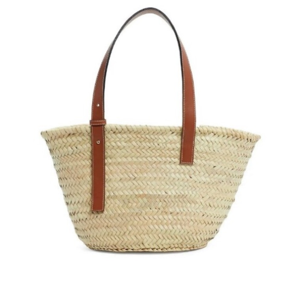 POOLSIDE , Stylish Tan Woven Tote Bag